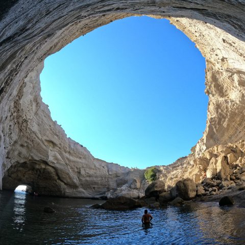 Inside the cave of Sykia