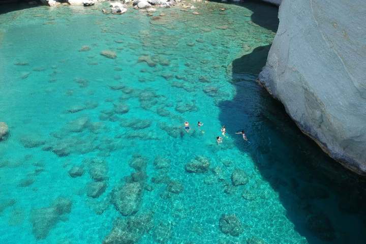 Snorkelling in Kleftiko