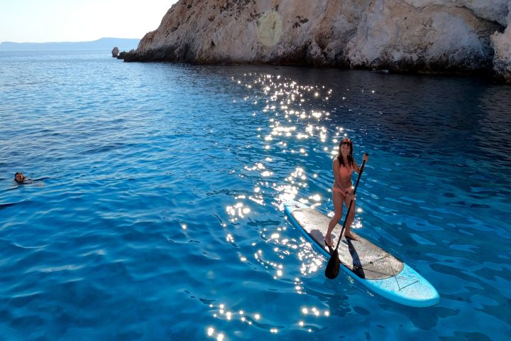 Stand-Up paddling in Poliegos