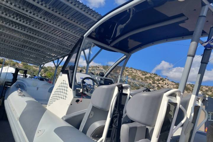a large passenger jet sitting on top of a boat