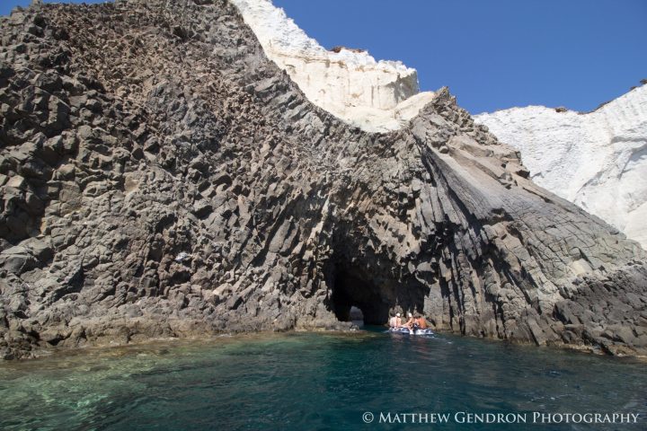A lava passage south of Sykia cave