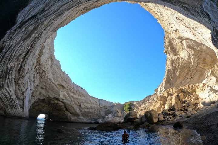 Inside the cave of Sykia
