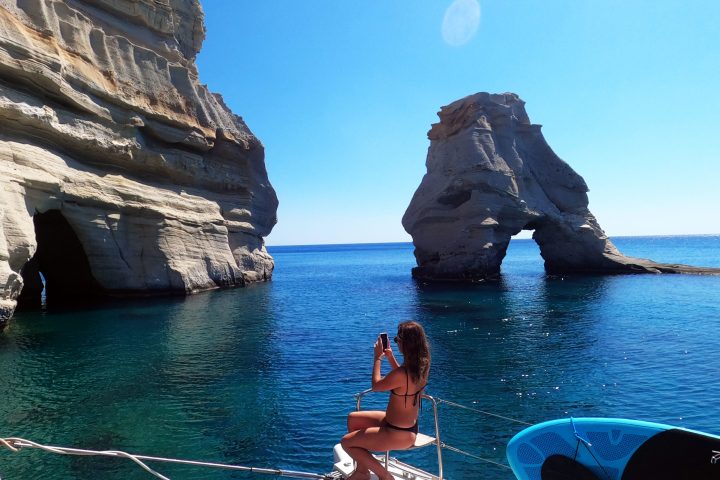 Exploring Kleftiko in Milos