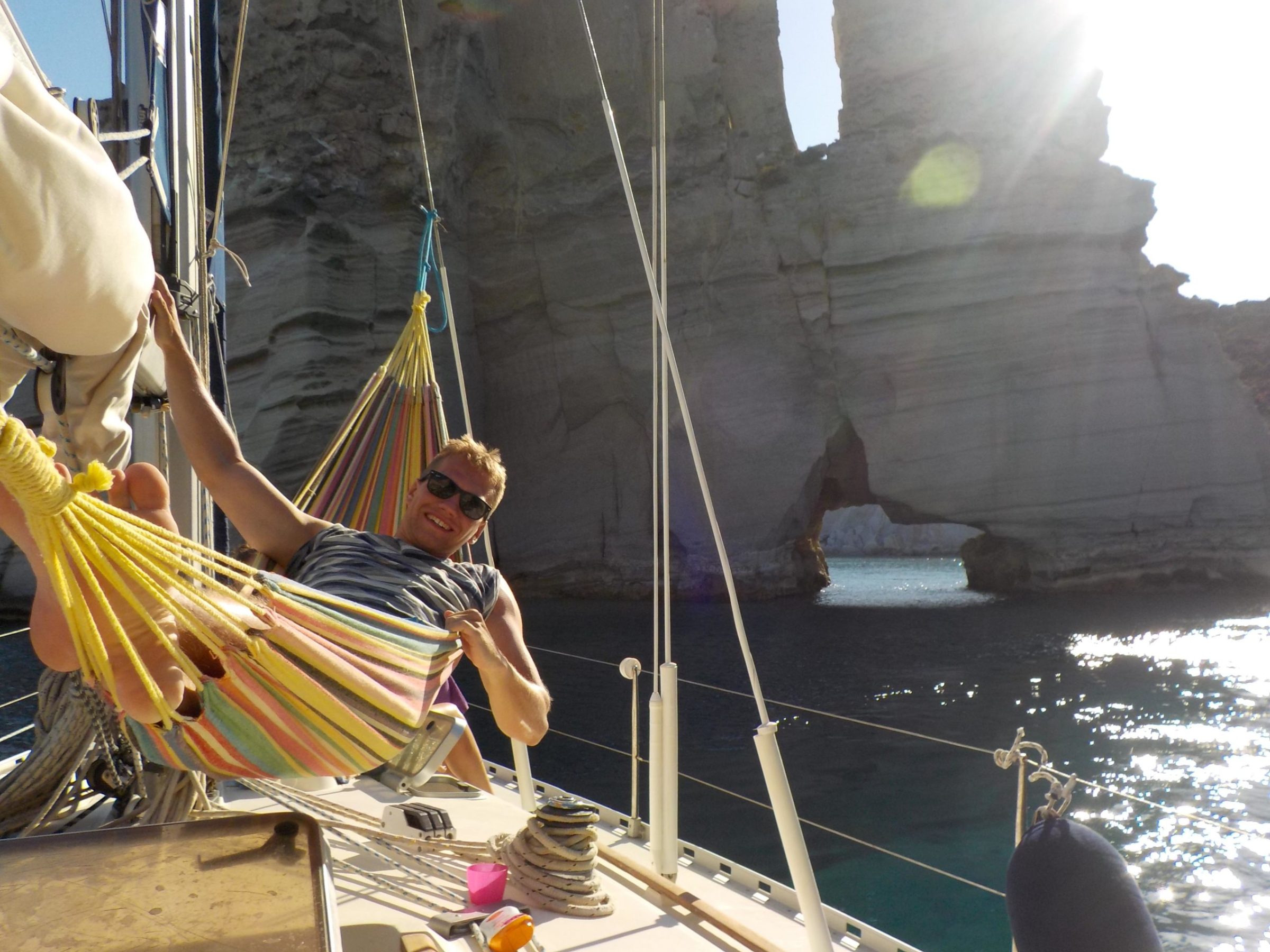 Chilling in the hammock