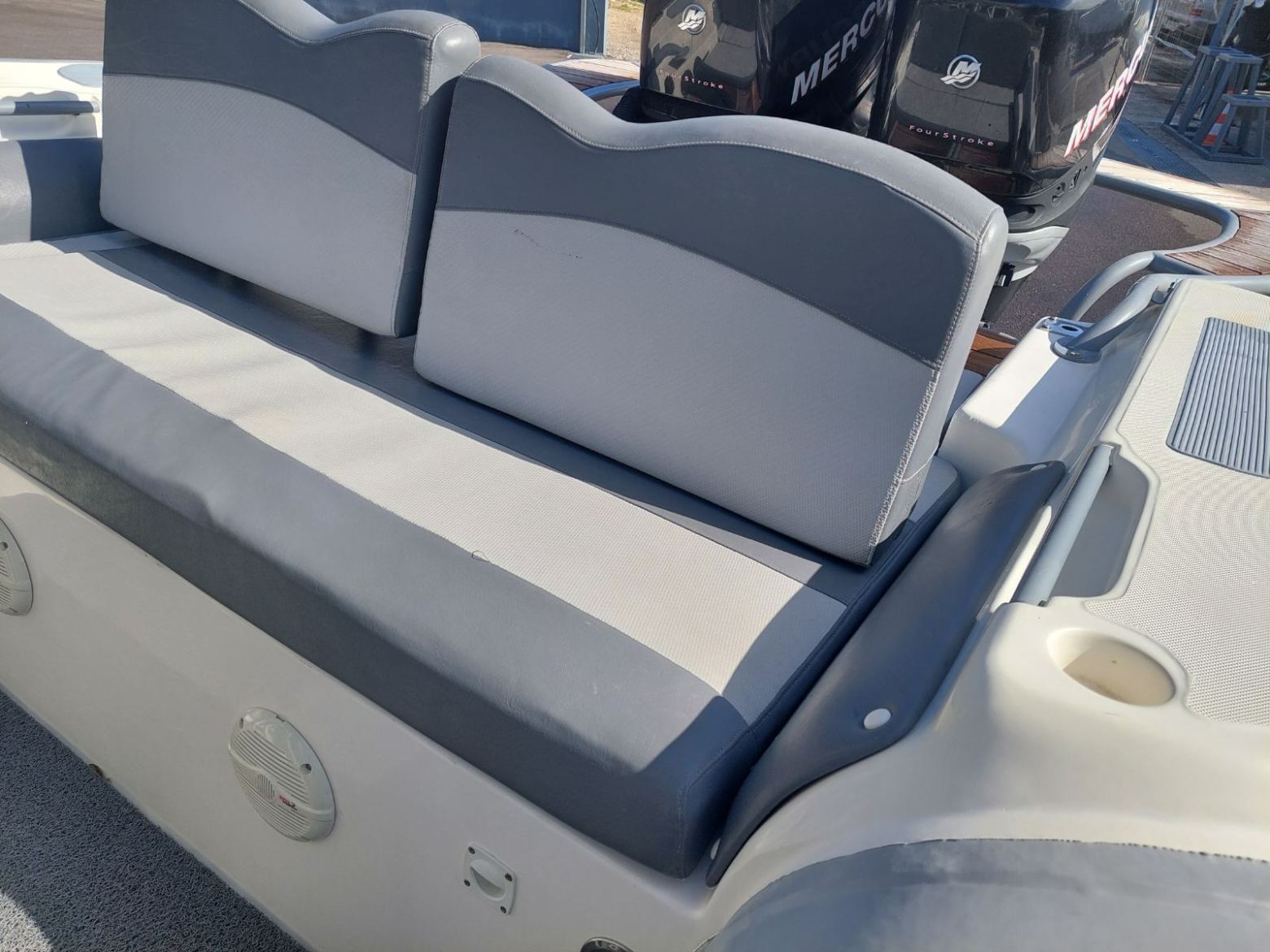 a car parked in a parking lot