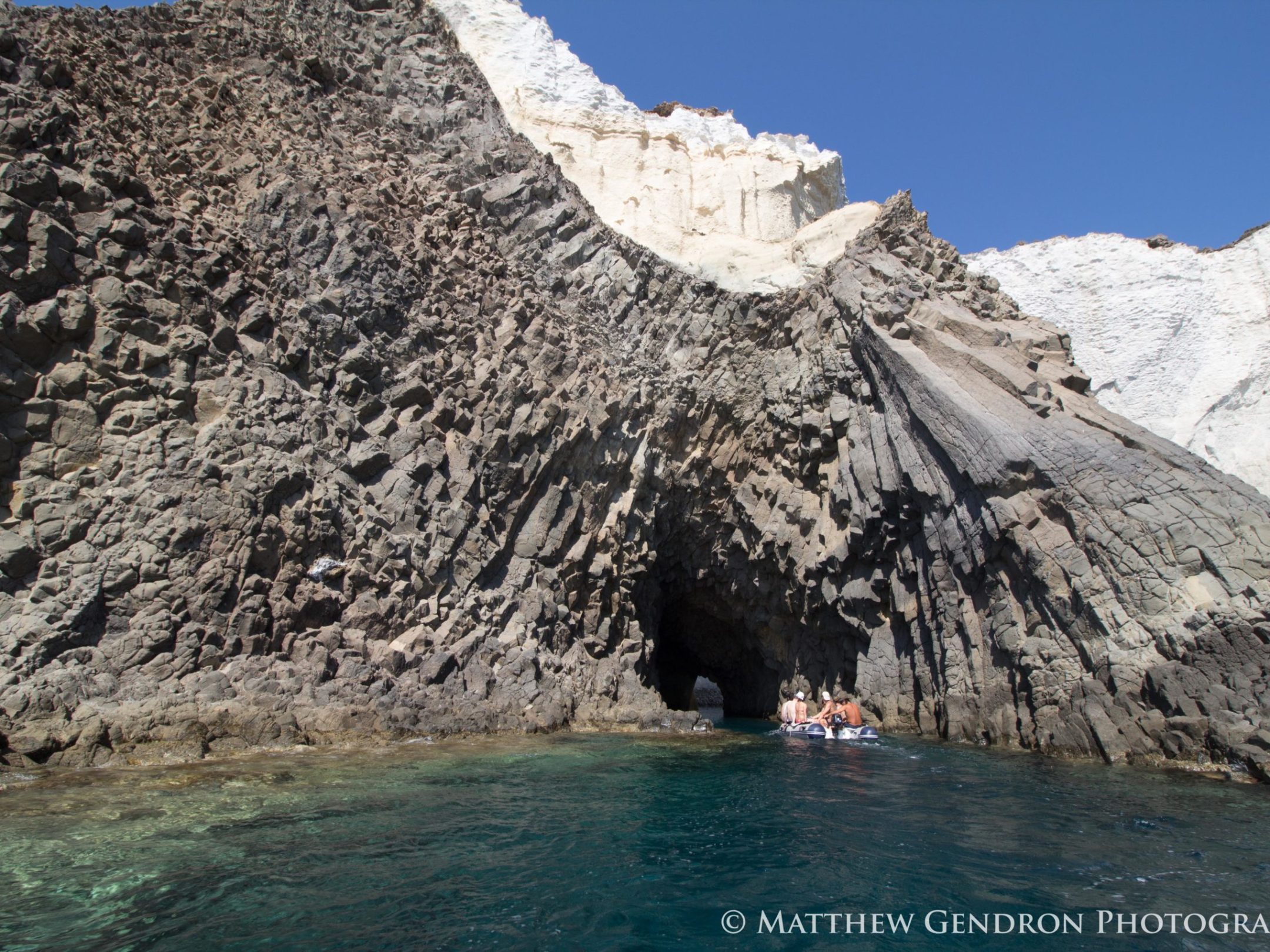 A lava passage south of Sykia cave