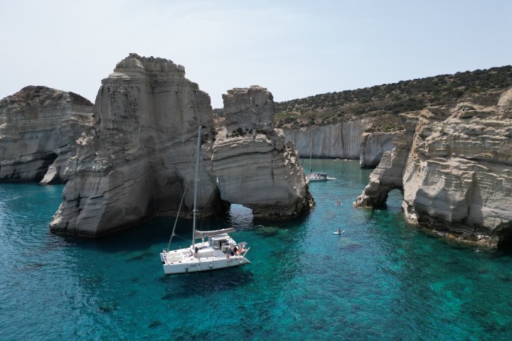 Lagoon 440 catamaran in Kleftiko - Polco sailing