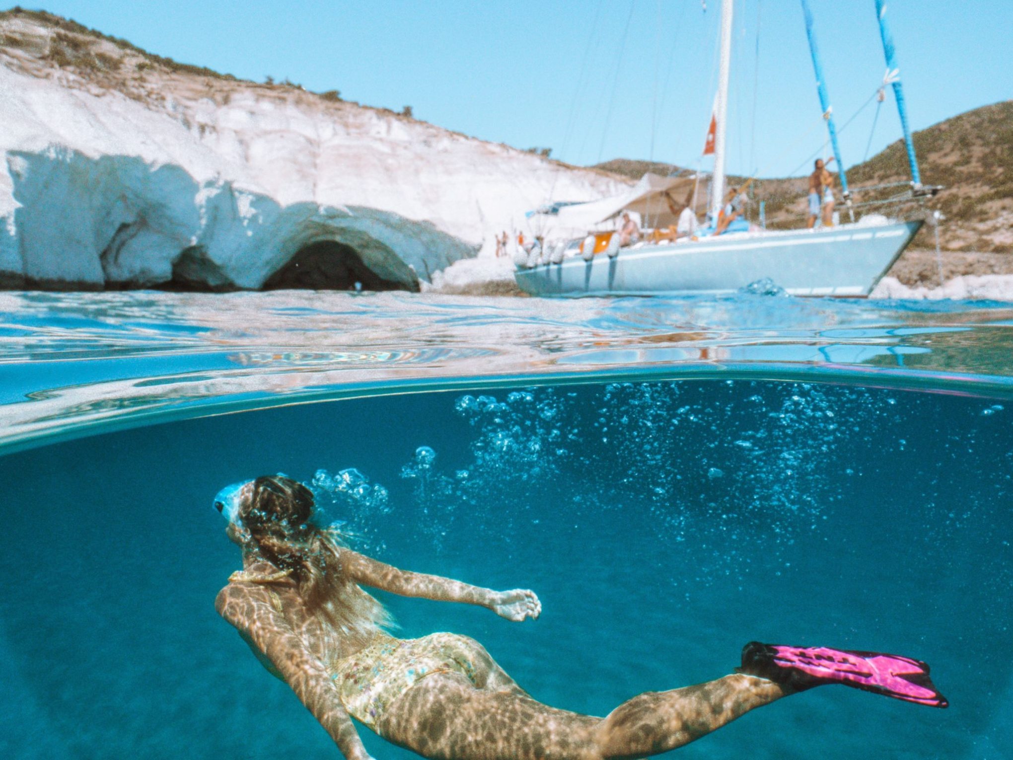 amazing underwater photos in Kleftiko